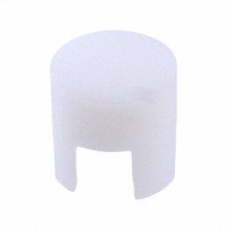 1 pcs : 1IS16-12.0 - CAP TACTILE ROUND FROSTED WHITE