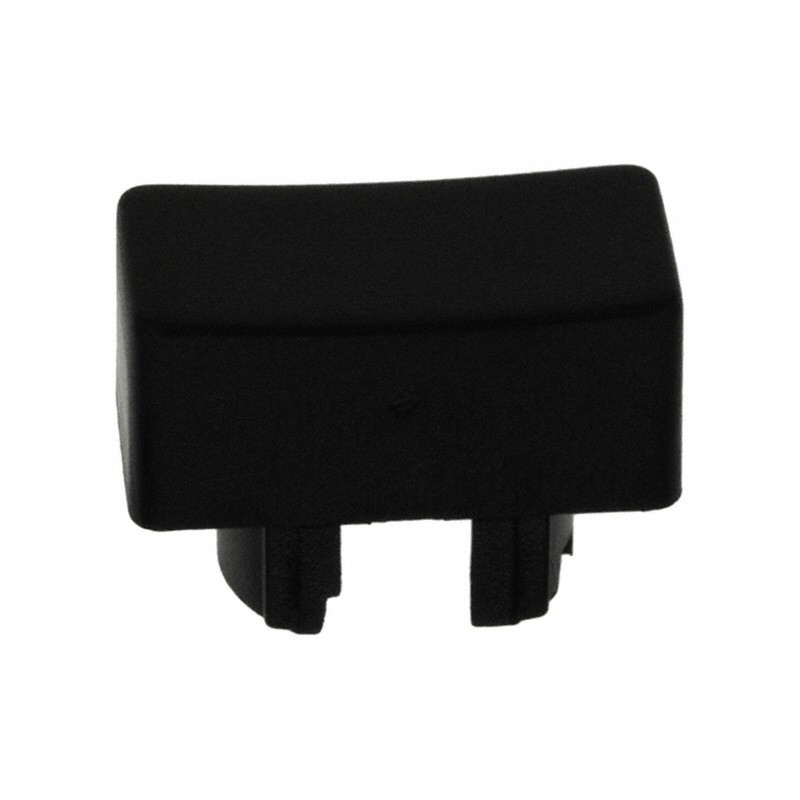 1 pcs : 1P09 - CAP TACTILE RECTANGULAR BLACK