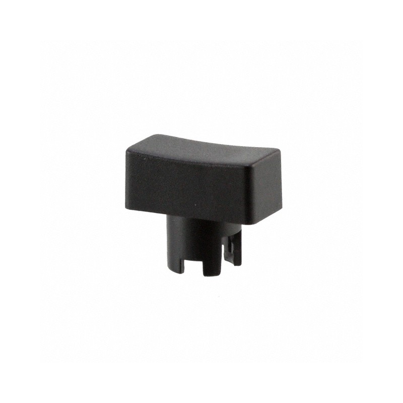 1 pcs : 1PS09 - CAP TACTILE RECTANGULAR BLACK