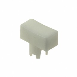 1 pcs : 1PS16 - CAP TACTILE RECT FROSTED WHITE