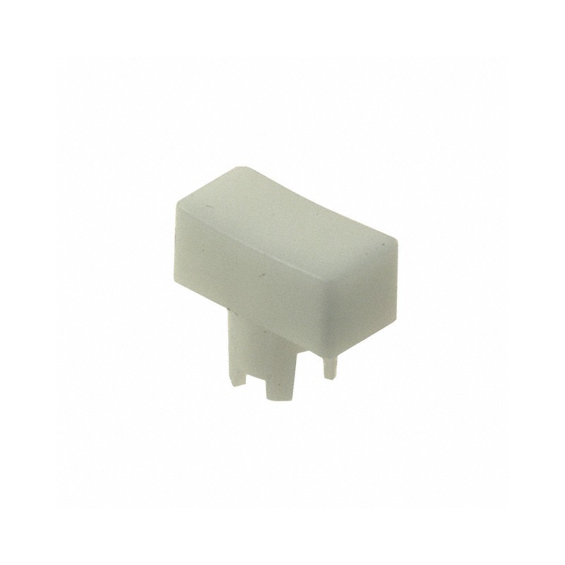 1 pcs : 1PS16 - CAP TACTILE RECT FROSTED WHITE