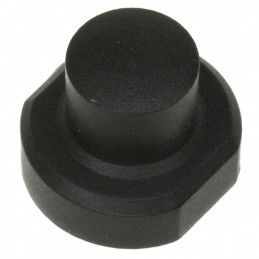 1 pcs : 1S09-16.0 - CAP TACTILE ROUND BLACK