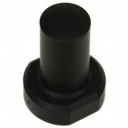 1 pcs : 1S09-22.5 - CAP TACTILE ROUND BLACK