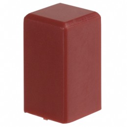 1 pcs : 1SRED - CAP PUSHBUTTON SQUARE RED