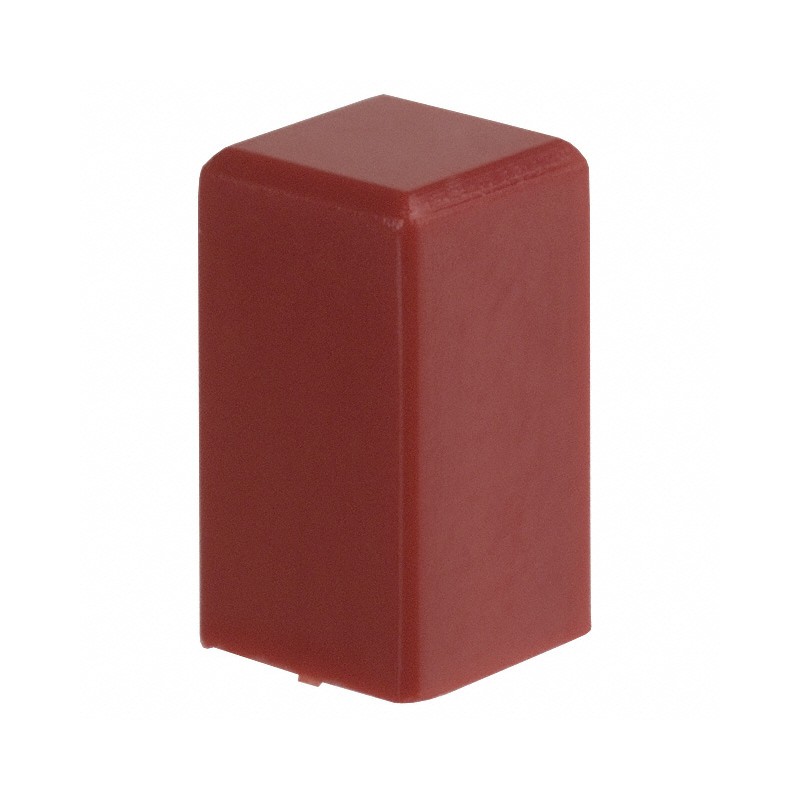 1 pcs : 1SRED - CAP PUSHBUTTON SQUARE RED