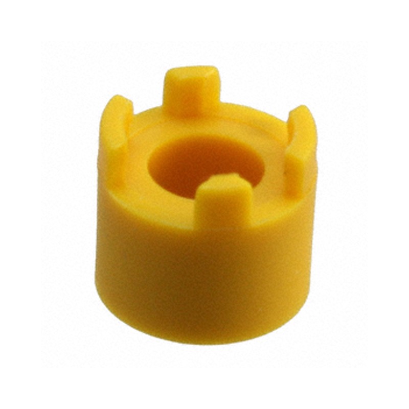 1 pcs : 1SS04-11.0 - CAP TACTILE ROUND YELLOW