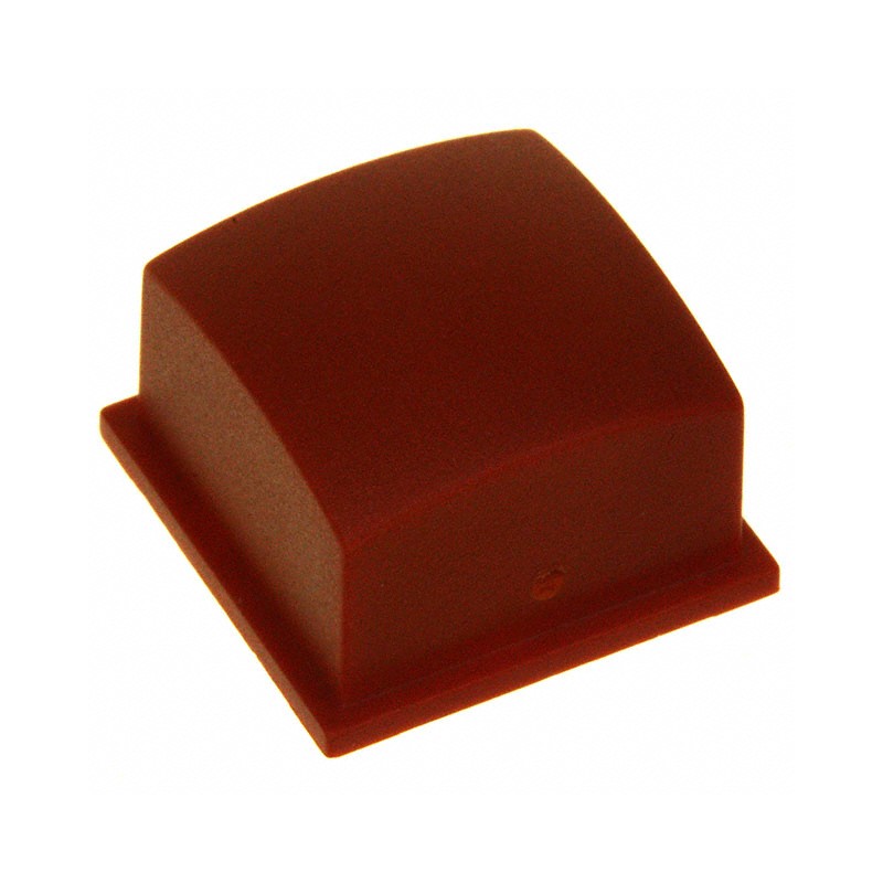 1 pcs : 1T08 - CAP TACTILE SQUARE RED
