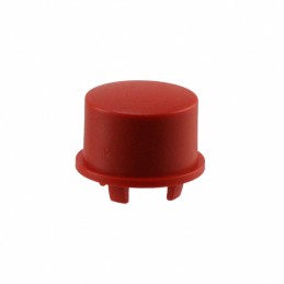 1 pcs : 1US08 - CAP TACTILE ROUND RED