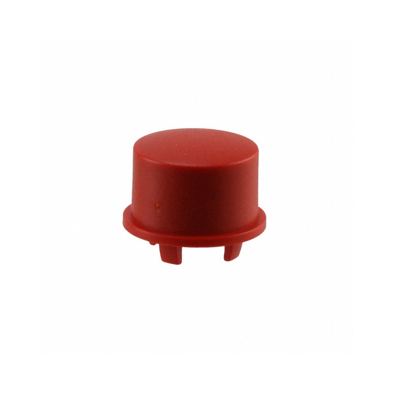 1 pcs : 1US08 - CAP TACTILE ROUND RED