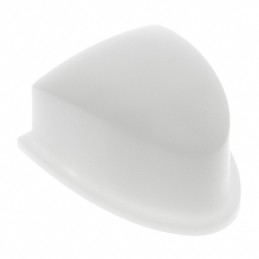 1 pcs : 1V16 - CAP TACT TRIANGULAR FROSTD WHITE