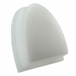 1 pcs : 1VS16 - CAP TACT TRIANGULAR FROSTD WHITE