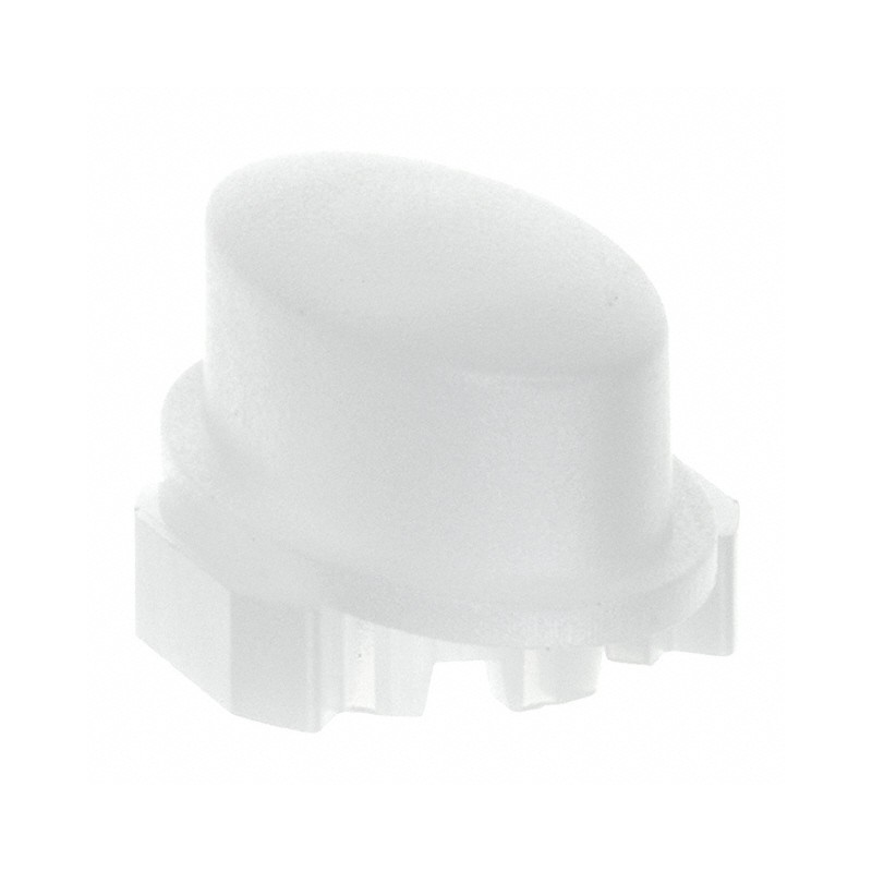 1 pcs : 1WA16 - CAP TACTILE OVAL FROSTED WHITE