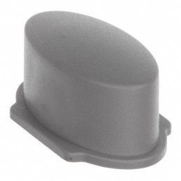 1 pcs : 1WD03 - CAP TACTILE OVAL GRAY