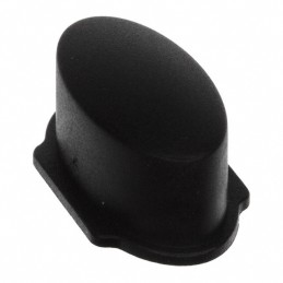 1 pcs : 1WD09 - CAP TACTILE OVAL BLACK
