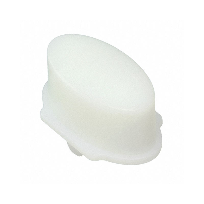 1 pcs : 1WDS16 - CAP ELIPSE ANGLED FROSTED WHITE