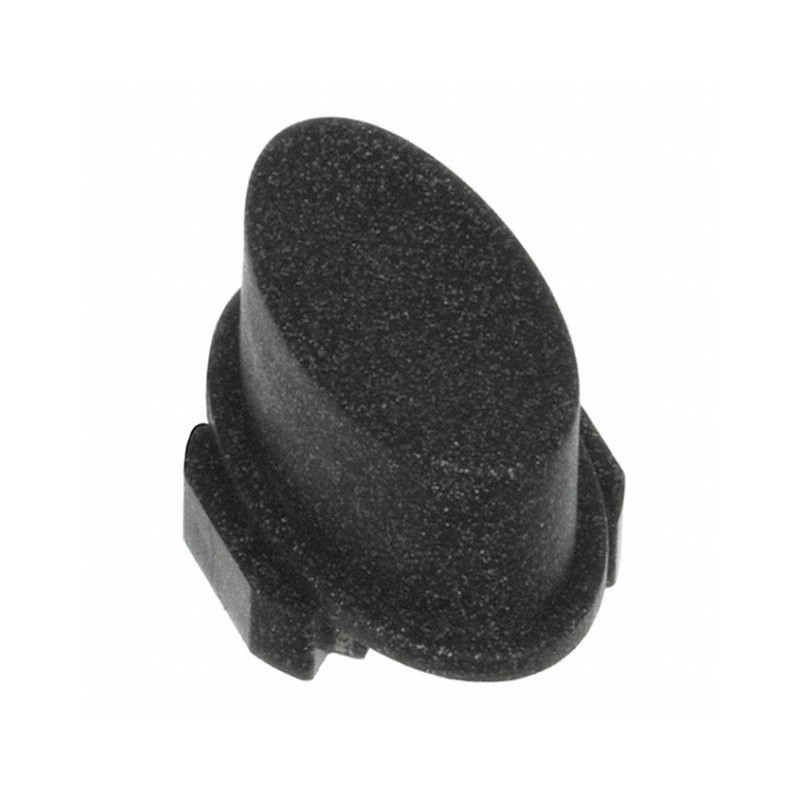 1 pcs : 1WP57 - CAP TACTILE OVAL DARK GRAY