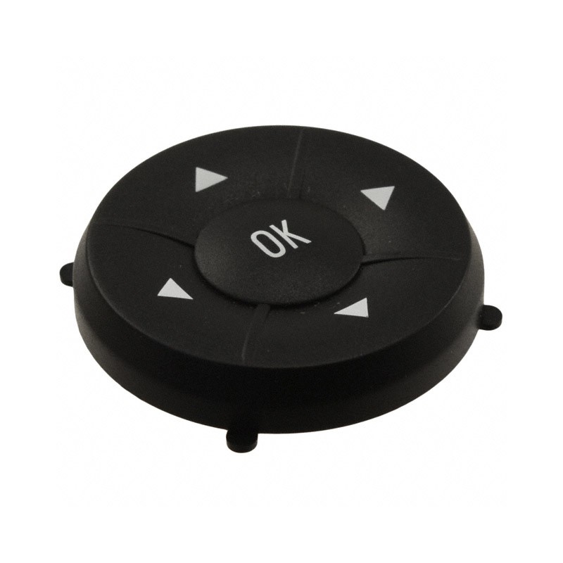 1 pcs : 1Z0913611806 - CAP TACTILE ROUND BLACK