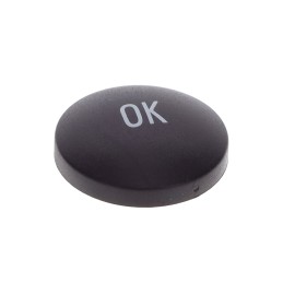 1 pcs : 1ZCS0911806 - ROUND TACT SWITCH CAP BLK