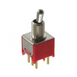 1 pcs : 200MDP1T2B1M2RE - SWITCH TOGGLE DPDT 0.4VA 20V
