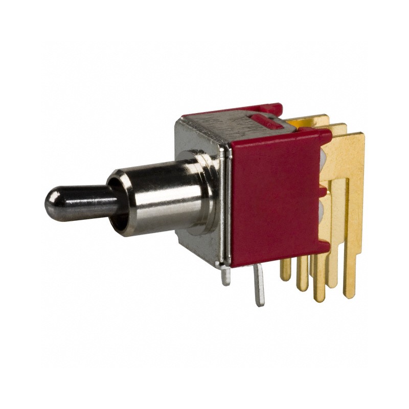 1 pcs : 200MDP1T2B2M6RE - SWITCH TOGGLE DPDT 0.4VA 20V