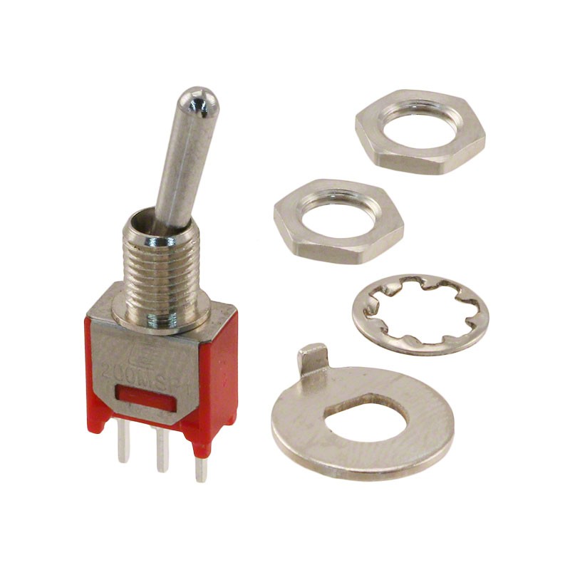 1 pcs : 200MSP1T2B1M2QEH - SWITCH TOGGLE SPDT 3A 120V