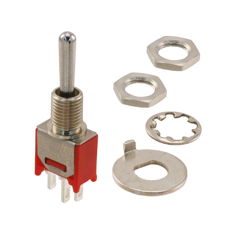 1 pcs : 200MSP3T1B1M1QEH - SWITCH TOGGLE SPDT 3A 120V