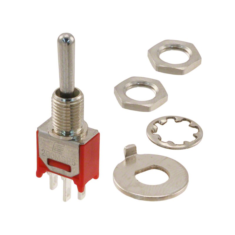 1 pcs : 200MSP5T1B1M1QEH - SWITCH TOGGLE SPDT 3A 120V