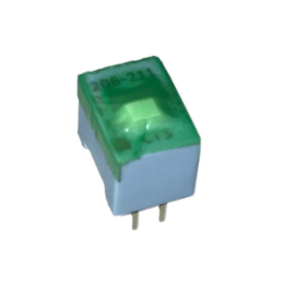 1 pcs : 206-211ST - SWITCH SLIDE DIP DPST 0.05A 24V