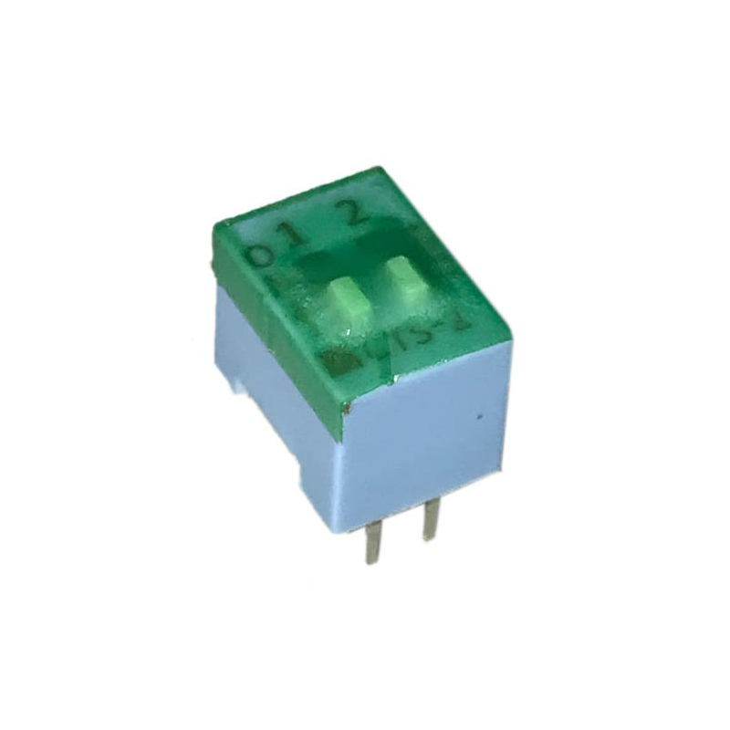 1 pcs : 206-2ST - SWITCH SLIDE DIP SPST 0.05A 24V
