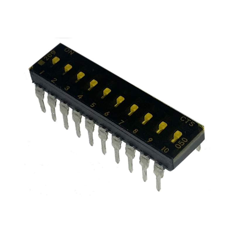 1 pcs : 209-10LPST - SWITCH SLIDE DIP SPST 0.1A 20V