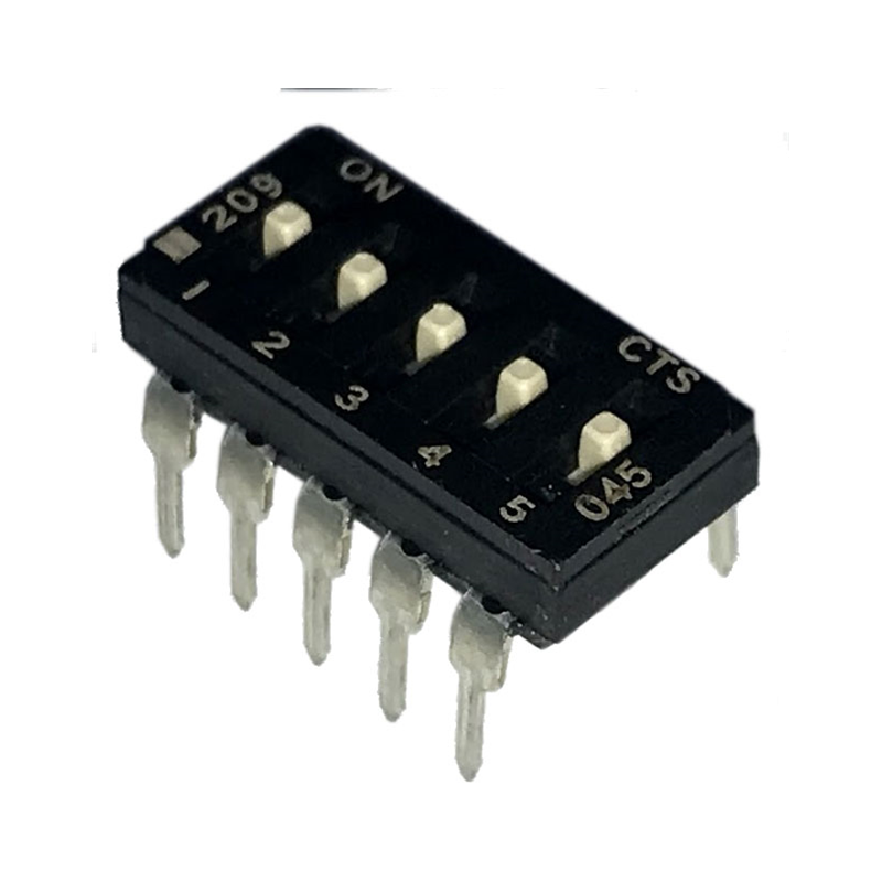 1 pcs : 209-5MS - SWITCH SLIDE DIP SPST 0.1A 20V