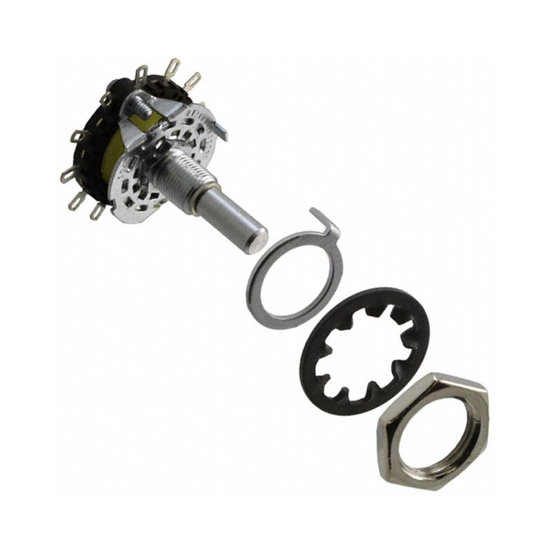 1 pcs : 212T0112N332RA - SWITCH ROTARY 12POS 750MA 125V