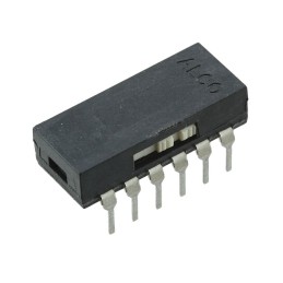 1 pcs : 2-1825011-4 - SWITCH SLIDE 4PDT 0.4VA 20V