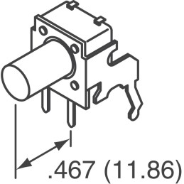 1 pcs : 2-1825027-0 - SWITCH TACTILE SPST-NO 0.05A 24V