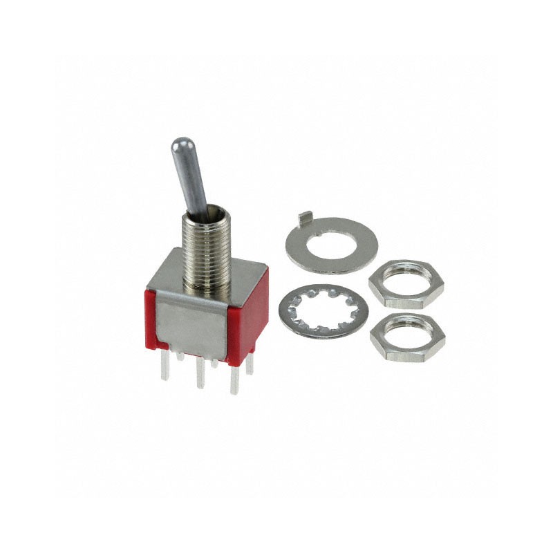 1 pcs : 2-1825138-5 - SWITCH TOGGLE DPDT 5A 120V