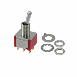 1 pcs : 2-1825138-7 - SWITCH TOGGLE DPDT 0.4VA 20V