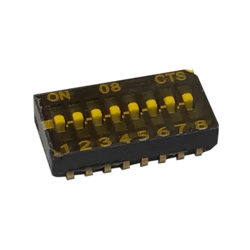 1 pcs : 218-8LPSTJ - SWITCH SLIDE DIP SPST 0.025A 24V