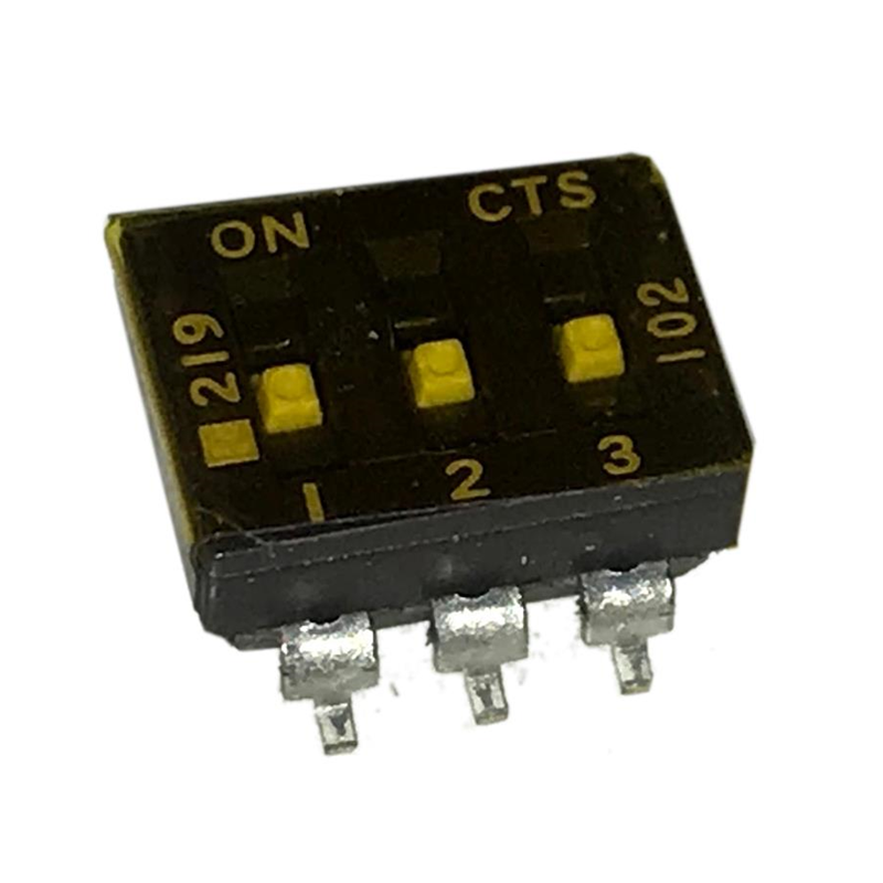 1 pcs : 219-3LPSTRF - SWITCH SLIDE DIP SPST 0.1A 20V