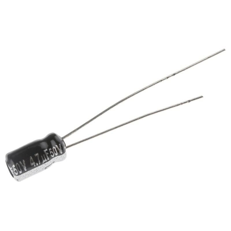 200 pcs - Panasonic 4.7μF Aluminium Electrolytic Capacitor 50V dc, Radial, Through Hole - EEAGA1H4R7