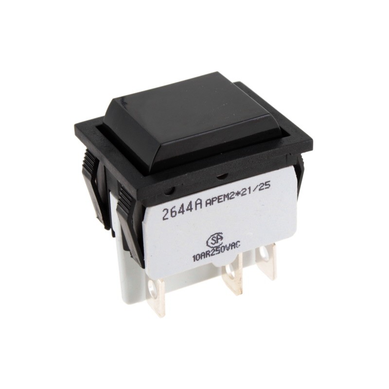 1 pcs : 2644LH/2A212000L0 - SWITCH ROCKER SP3T 8A 12V