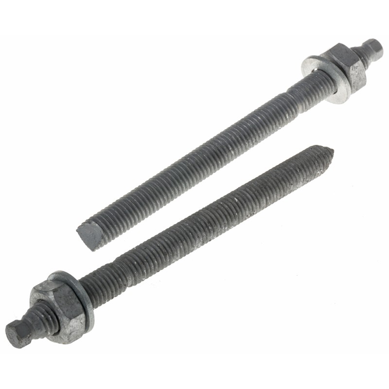 1 Bag of 10 - RS PRO Carbon Steel Anchor Bolt M10 x 130mm, 12mm Fixing Hole
