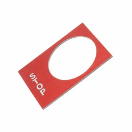 1 pcs : 2LP02 - LEGEND PLATE 22 MM STOP