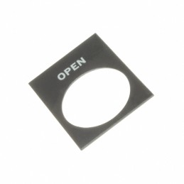 1 pcs : 2LP07 - LEGEND PLATE 22 MM OPEN
