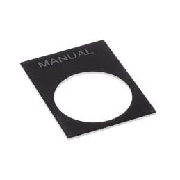 1 pcs : 2LP10SP - LEGEND PLATE 22 MM MANUAL
