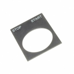 1 pcs : 2LP199 - LEGEND PLATE 22 MM STOP START