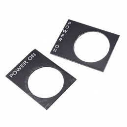 1 pcs : 2LP20 - LEGEND PLATE 22 MM POWER ON