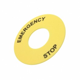 1 pcs : 2LP41 - LEGEND PLATE 22 MM EMERGENCY STO