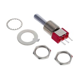 1 pcs : 2M1-SP3-T8-B0-M2QE - SWITCH TOGGLE SPDT 5A 125V