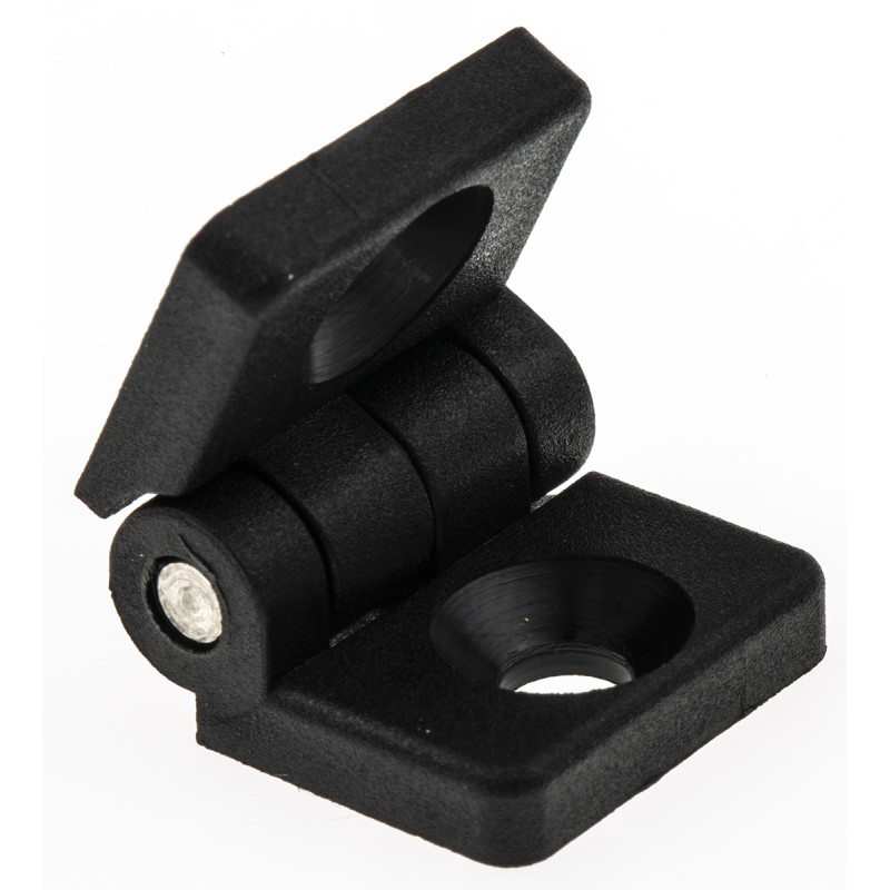 1 Bag of 2 - RS PRO PA Door Hinge, 20, 6mm Slot, 20 mm Strut Profile