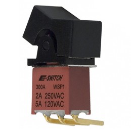 1 pcs : 300AWSP1J1BLKM6QE - SWITCH ROCKER SPDT 5A 120V